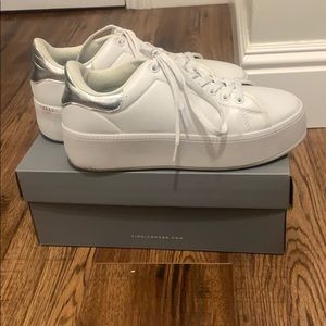 Nasty Gal White Platform Sneakers
